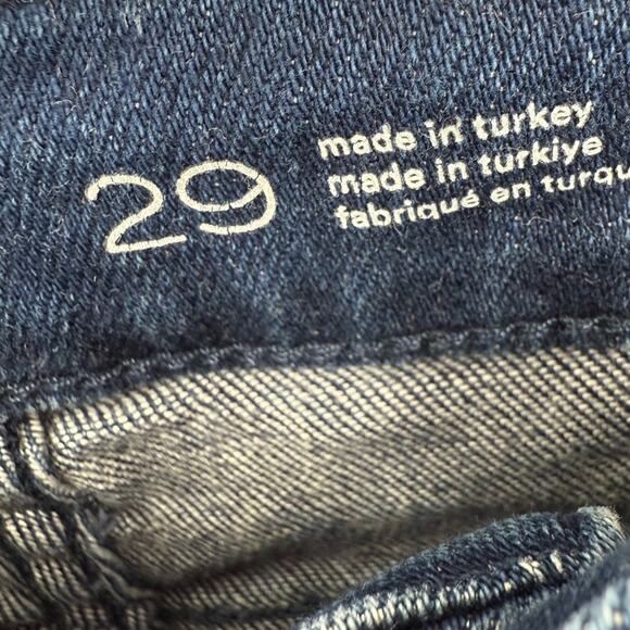 Pilcro ANTHROPOLOGIE Dark Wash Mid-Rise Flare Leg Jeans Women’s Size 29 - Picture 6 of 6